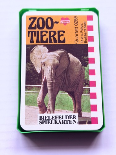 Quartett zoo tiere - quartett,