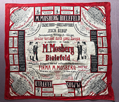 Mosberg antik werbetuch - antik,