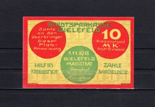 Bielefeld stadt mark - 10, v