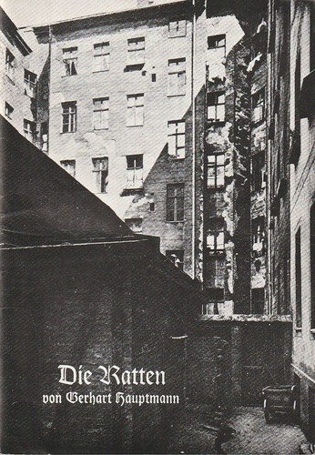 Programmheft gerhart hauptmann - gerhart,