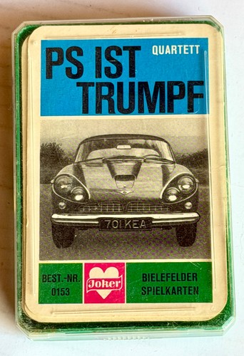 Quartett ist trumpf joker - "ps,