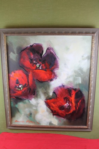 Rote blüten gemalt von - gemalt,