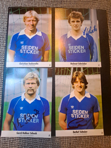 Signierte autogrammkarten - 8x+2,