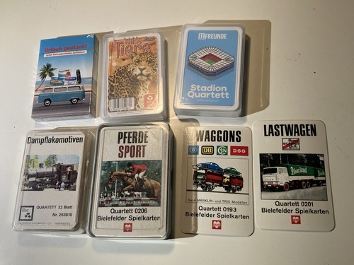 Quartett sammlung kartenspiele - sammlung,