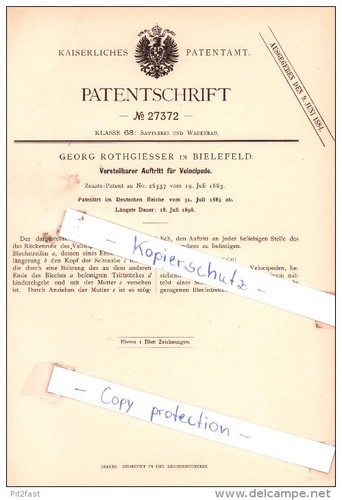 Original patent georg - original,