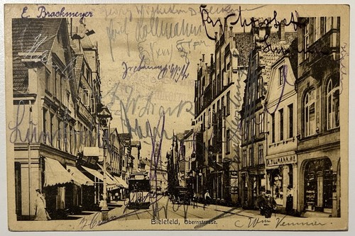 Bielefeld obernstrasse - ak,