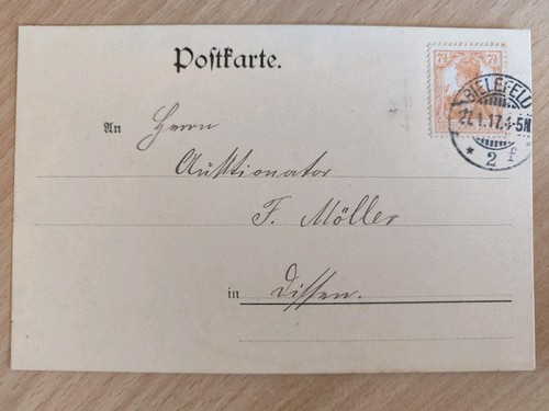 Kaiserreich postkarte 1917 - postkarte,